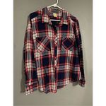 Faded Glory  Plaid Button Up Long Sleeve Shirt Size XL Photo 1