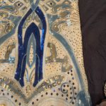 Verty  Sequin party dress, blue silver gold, holiday, Barbie movie, size small Photo 6