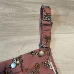 SO Juniors'  Pinafore Pink Floral Jumper/Dress- Size Medium Photo 6