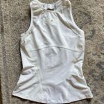 Adidas by Stella McCartney High Neck Open Mesh Activewear Work Out Tank Top S White Photo 3