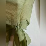 Princess Polly Alena Wrap Top in Sage Light Green Size US 2 Photo 8