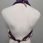 EXPRESS Vinatge Compagnie Internationale 90s baroque silk large square scarf Photo 6