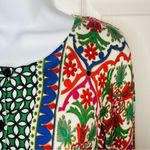 Joseph A  Colorful Floral Cardigan 3/4 Sleeve Green Multicolor S Photo 5