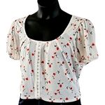 Notebuk Junior Girls Floral short sleeve shirt size XL White Photo 4