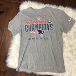 Nike  patriots nfl gray T-shirt size xl super bowl Photo 0