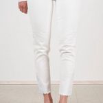 Moussy Vintage Denim MV Burnside Raw Hem Skinny Jeans Designer Luxury White 26 Photo 12