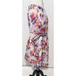 Johnny Was  Summer Days Eyelet Floral Dress Braided‎ Belt Silk Oversized XS Photo 6