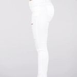 Wax Jean Low Rise White Wash Distressed Jeans Photo 9