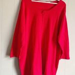 TR Bentley Soft Round Neck Red Sweater Y2K 3X Photo 0