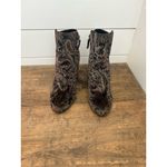 BP  Women's Paisley Tapestry Ankle‎ Booties Velvet Size 6.5 Photo 2