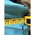 Vintage 90’s For Your Comfort Silk Slip Dress Aqua Blue Gown Cocktail Party Club Size L Photo 5