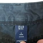 Gap Ankle Stretch Straight Leg Curvy Pants Women Size 2 Low-Rise Navy Blue Photo 6