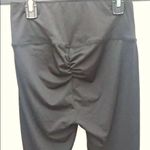 SheIn Trendy Women’s High Waisted Ruched Back Black Athleisure Workout Leggings Photo 1