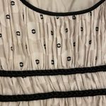 Adrianna Papell Sleeveless Cream Black Shift Dress Womens 10 lined Photo 8