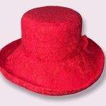 C.C. Adjustable Floral Lace With Ribbon Cotton Beach Summer Sun Hat Cap Photo 3