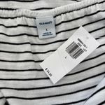 Old Navy Maxi Dress Large Black White Pinstripe Resort Beach Cotton Summer L New Photo 8