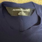 Norma Kamali  Royal Blue Short Sleeve Top Photo 1