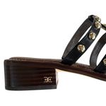 Sam Edelman Like New Leather
Studded Juniper Sandals Black Gold Size 10 Photo 2