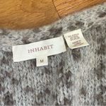 Inhabit Women's Sweater Cardigan Cream Knit Wool Blend Knit Oversized Sz Medium Tan Photo 7