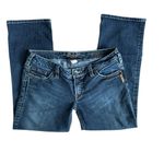 Silver Jeans Santorini Cropped Capri Stretch Low Rise Jean 30X25 Medium Wash Photo 1