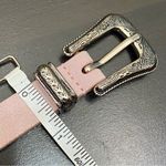 Rebecca Minkoff Blush Genuine Leather Suede Skinny Belt Size L Photo 7