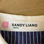 Sandy Liang  Pin Stripe Popver Long Sleeve Top Photo 5