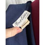 Sailing Jacket knit 1950s navy blue Size 10 Photo 6