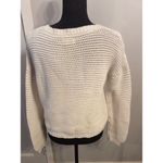 Aeropostale Aero Cotton Blend Crochet Sweater Striped Size Medium M Photo 1