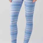 Lululemon Wunder Under Hi-Rise Pant Wave Twist Lilac Caspian Blue Size 4 Luon Photo 0