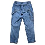 Tribal Jeans Audrey MidRise Girlfriend Carpenter Ankle Jeans size 8 Blue Photo 2