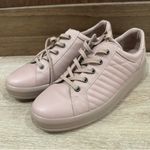 Ecco  Soft 9 Size 10-10.5 41 Ii ll Tie Leather Upper Sneaker Quilted Rose Shoe Photo 2
