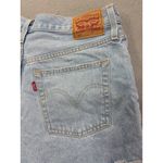 Levi's Women's Size 31 Denim 501 Shorts Distressed Ripped Frayed Hem Light Wash Photo 2
