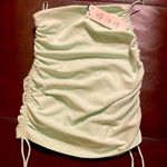 ZARA WOMAN'S RUCHED MINI SKIRT MINT Photo 5