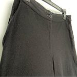 Eileen Fisher Black Wide Leg Pants High Waist Minimal Trouser Officewear Career Photo 2