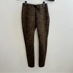 Philosophy NEW  Brown Leopard Print Cropped Pants Photo 1