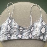 SheIn Snakeskin Bikini Top Photo 0