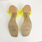 Free People  Natal Heel Sandals Neon Yellow size 39‎ Photo 6