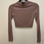 Naked Wardrobe  the nw collection long sleeve crop top - Coco Size M Photo 2