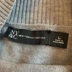 New York & Co. grey tunic sweater size L Photo 2
