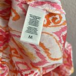 Oscar de la Renta 100% Cotton Pajama Set Pink Orange Design Colorful Medium Photo 7