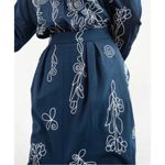 Mara Hoffman  Midi Floral Embroidered Florence Pencil Skirt 4 XS Photo 9