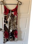 RJC sz M Womens Puanani Floral Watercolor Hawaiian Dress Tropical Vacation Beach White Size M Photo 3