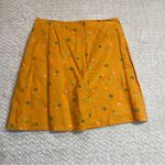 Abound ‎ Orange Asterisk Linen Blend Mini Skirt Women Size XS Photo 4