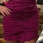 Forever 21 Burgundy Purple Button Up Deep Plunge Body Con Dress Photo 0