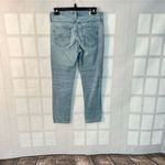AG Adriano Goldschmied Blue The Prima Crop Cigarette Leg Light Wash Jeans Sz 27 Photo 4