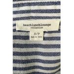 Beach Lunch Lounge Blue & White Striped Shirt Blouse S/P Photo 8