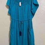 Talbots Casual Flutter Sleeve Midi Sundress Photo 0