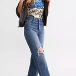 Levi's Women's 25x27 Ribcage Ankle Straight Jean Feeling Seen Medium Wash Photo 6