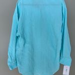 Vitamin A Aqua Button-Up women’s Shirt Photo 3