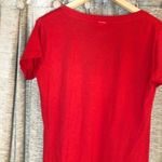Ohio State Red V Neck Short Sleeve Cotton Logo Tee Shirt Size Small Photo 11